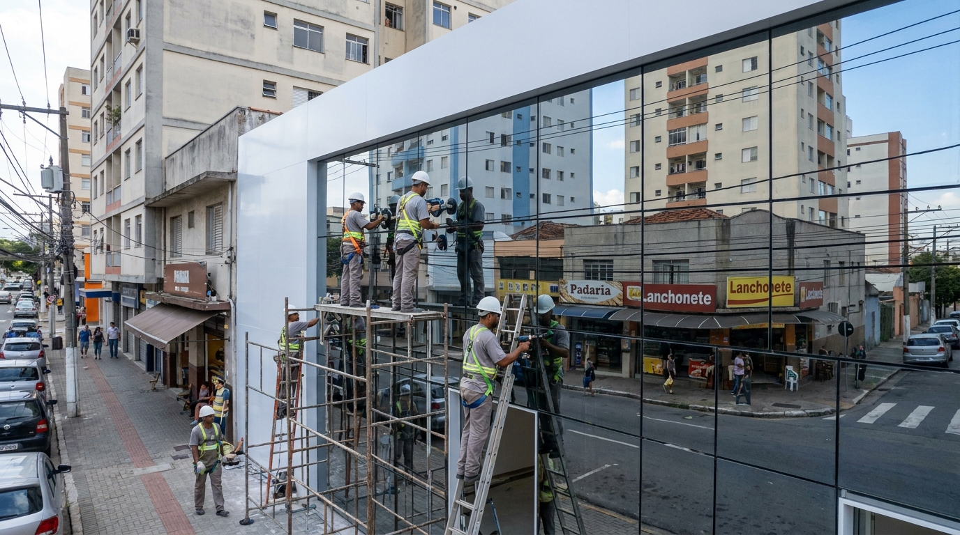 Fechamentos em Vidro no Cangulo, Duque de Caxias‑RJ