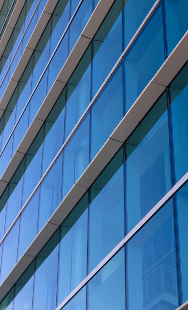 fachada de vidro em Duque de Caxias